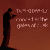 flute player at dusk