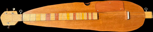 photo of my second acoustic gourd chromatic dulcimer