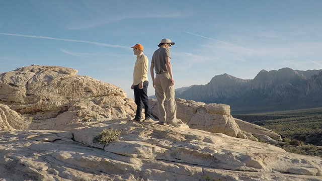 Joel and Michael in Red Rock Canyon